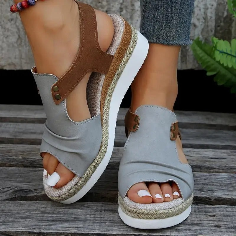 Bohemian Wedge Sandals