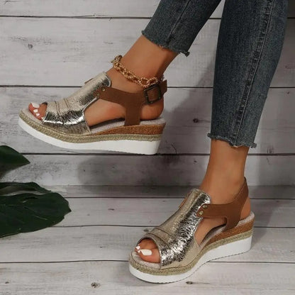 Bohemian Wedge Sandals