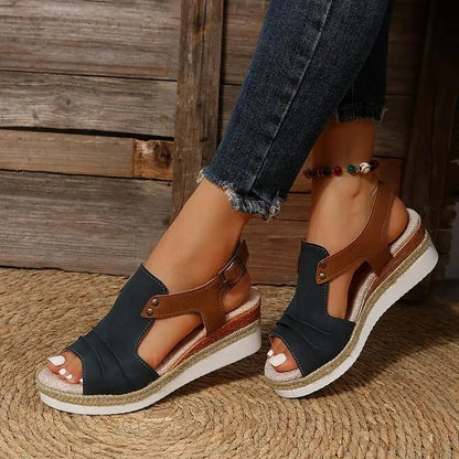 Bohemian Wedge Sandals