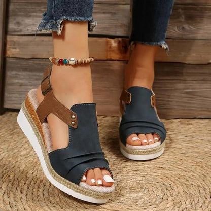 Bohemian Wedge Sandals