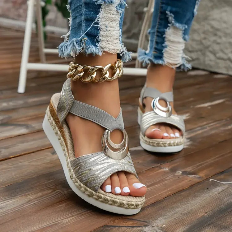 Bohemian Style Slip-On Sandals