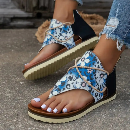 Beach Flats Sandals Clip Toe Sandals